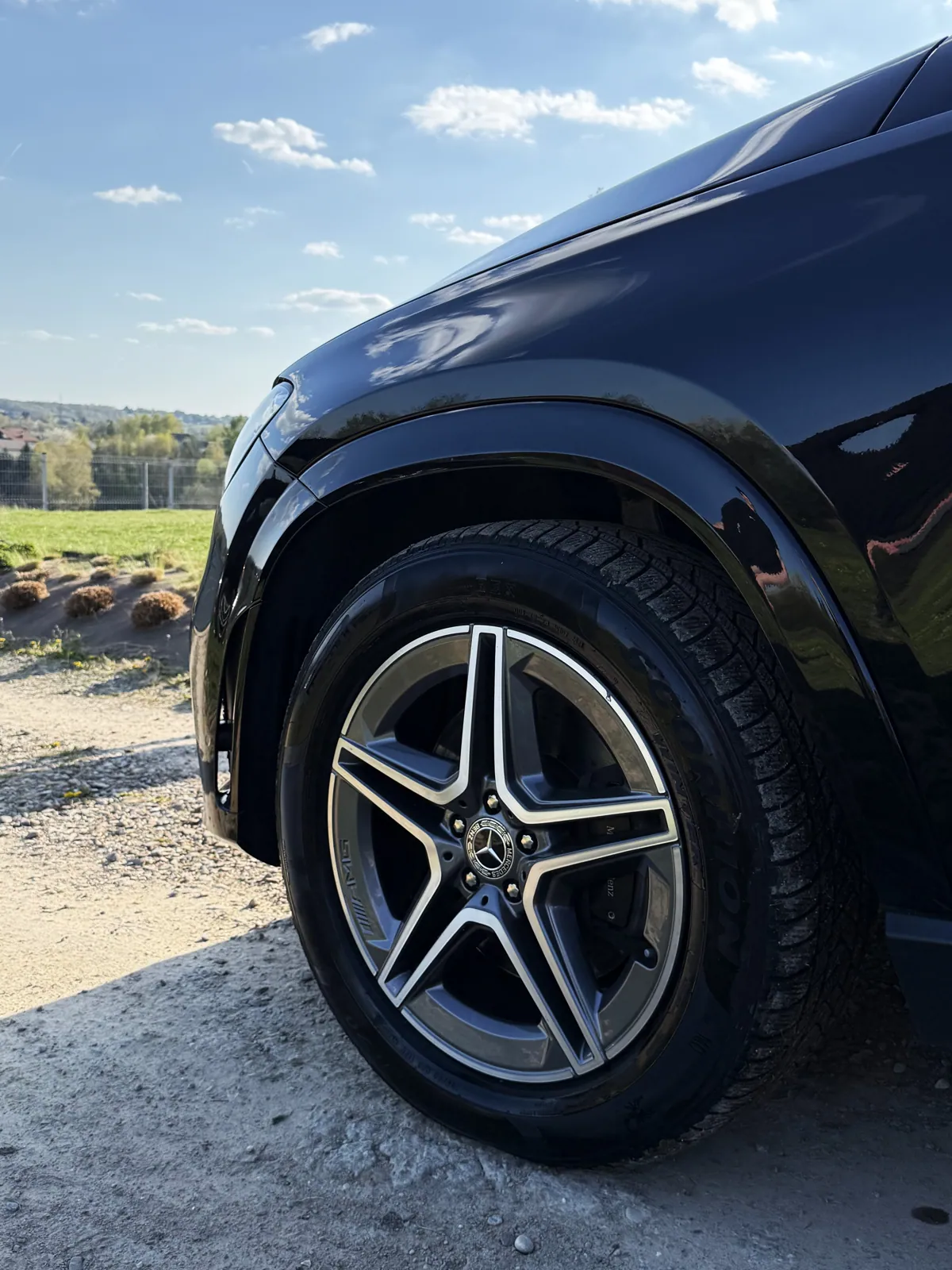 Felga Mercedesa GLE po detailingowym czyszczeniu